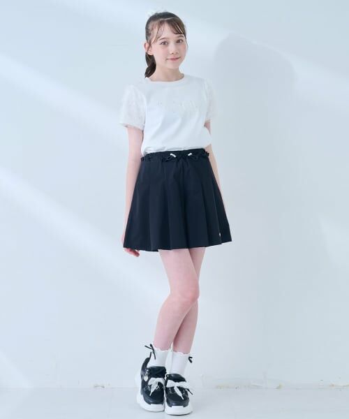 mezzo piano junior / メゾピアノジュニア Tシャツ | 【接触冷感】袖チュールフリルTシャツ | 詳細17