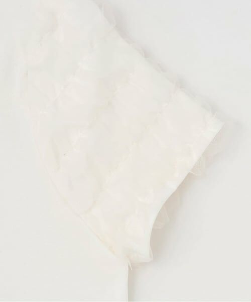 mezzo piano junior / メゾピアノジュニア Tシャツ | 【接触冷感】袖チュールフリルTシャツ | 詳細4