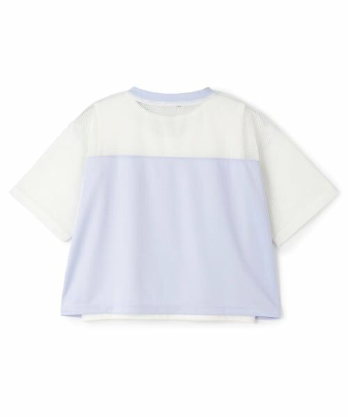 mezzo piano junior / メゾピアノジュニア Tシャツ | 【吸水速乾】【接触冷感】メッシュドッキングリボンアップリケTシャツ＆タンクトップセット | 詳細1