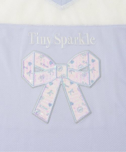 mezzo piano junior / メゾピアノジュニア Tシャツ | 【吸水速乾】【接触冷感】メッシュドッキングリボンアップリケTシャツ＆タンクトップセット | 詳細4