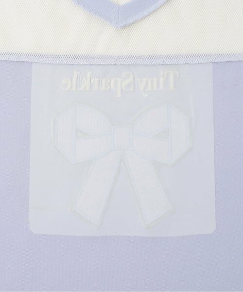 mezzo piano junior / メゾピアノジュニア Tシャツ | 【吸水速乾】【接触冷感】メッシュドッキングリボンアップリケTシャツ＆タンクトップセット | 詳細5