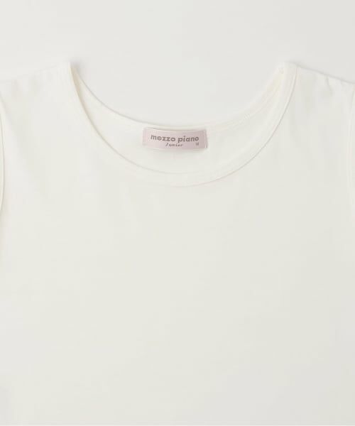 mezzo piano junior / メゾピアノジュニア Tシャツ | 【吸水速乾】【接触冷感】メッシュドッキングリボンアップリケTシャツ＆タンクトップセット | 詳細8