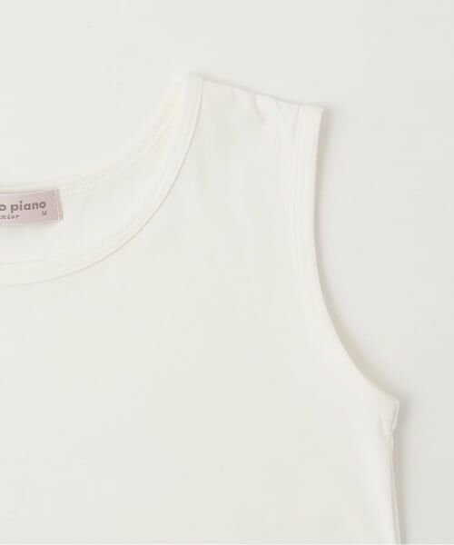mezzo piano junior / メゾピアノジュニア Tシャツ | 【吸水速乾】【接触冷感】メッシュドッキングリボンアップリケTシャツ＆タンクトップセット | 詳細9