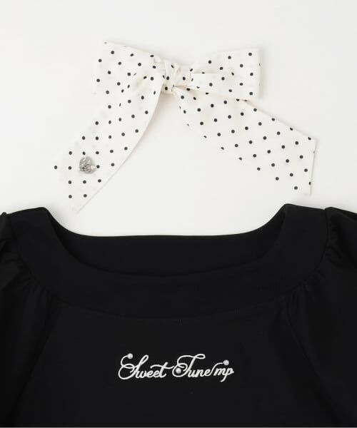 mezzo piano junior / メゾピアノジュニア Tシャツ | 【接触冷感】フレアスリーブリボンTシャツ | 詳細3