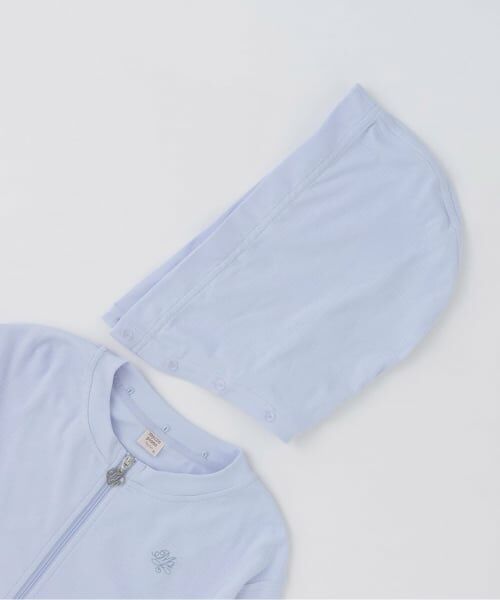 mezzo piano junior / メゾピアノジュニア パーカー | 【UVカット】【接触冷感】シャドーボーダーパーカ | 詳細3