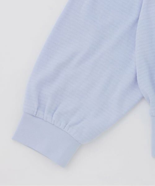 mezzo piano junior / メゾピアノジュニア パーカー | 【UVカット】【接触冷感】シャドーボーダーパーカ | 詳細5