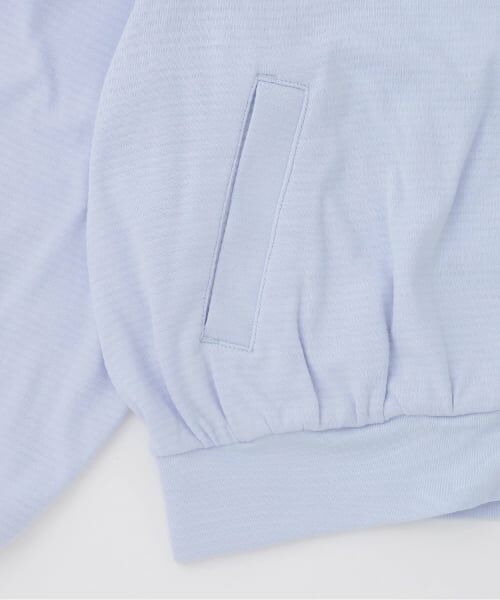 mezzo piano junior / メゾピアノジュニア パーカー | 【UVカット】【接触冷感】シャドーボーダーパーカ | 詳細6