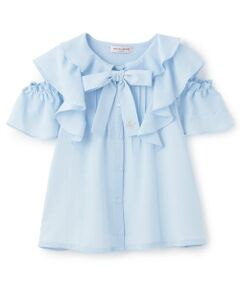 mezzo piano junior / メゾピアノジュニア シャツ・ブラウス | 2WAYフリルブラウス＆キャミソールセット