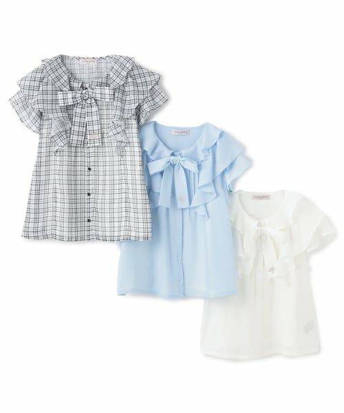 mezzo piano junior / メゾピアノジュニア シャツ・ブラウス | 2WAYフリルブラウス＆キャミソールセット | 詳細14