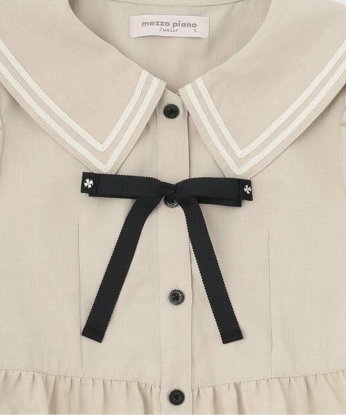 mezzo piano junior / メゾピアノジュニア ミニ丈・ひざ丈ワンピース | セーラーワンピース | 詳細3