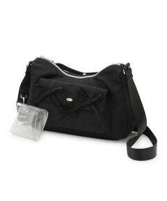 mezzo piano junior / メゾピアノジュニア ショルダーバッグ | キラキラポーチつきフラップリボンショルダー