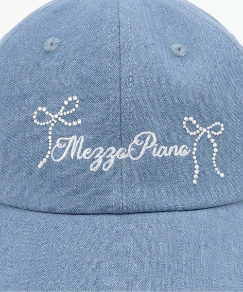 mezzo piano junior / メゾピアノジュニア キャップ | 【UVカット・遮熱・冷感】きらきらリボンキャップ | 詳細2