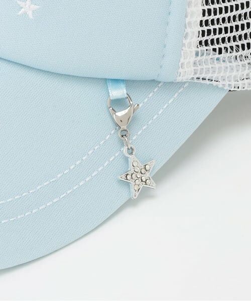 mezzo piano junior / メゾピアノジュニア キャップ | 【冷感】STARチャームつきキラキラメッシュキャップ | 詳細3