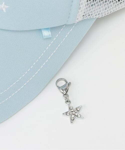 mezzo piano junior / メゾピアノジュニア キャップ | 【冷感】STARチャームつきキラキラメッシュキャップ | 詳細4