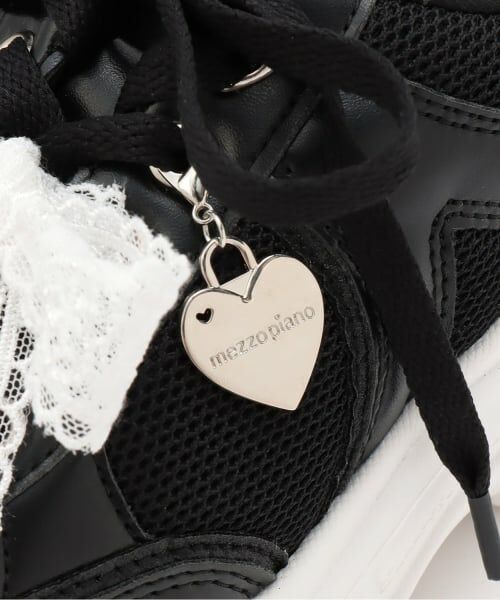 mezzo piano junior / メゾピアノジュニア スニーカー | ハートカスタムダットスニーカー | 詳細10