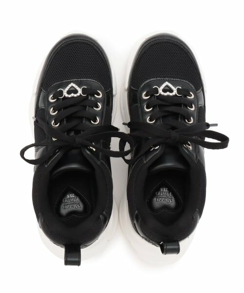 mezzo piano junior / メゾピアノジュニア スニーカー | ハートカスタムダットスニーカー | 詳細3