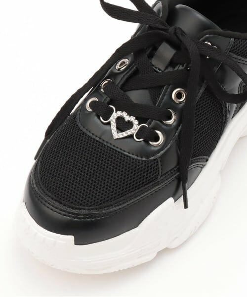 mezzo piano junior / メゾピアノジュニア スニーカー | ハートカスタムダットスニーカー | 詳細5