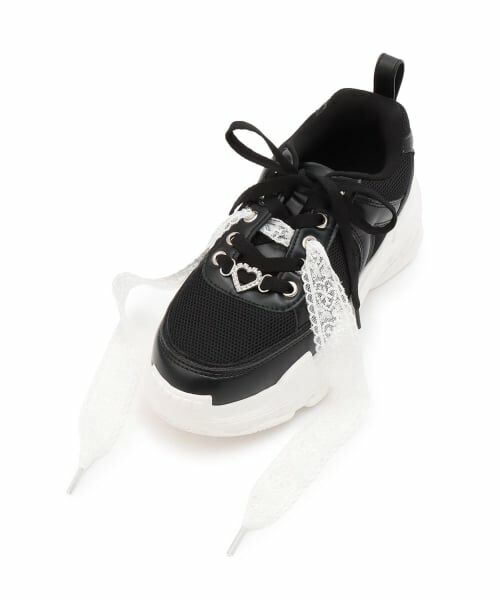 mezzo piano junior / メゾピアノジュニア スニーカー | ハートカスタムダットスニーカー | 詳細6