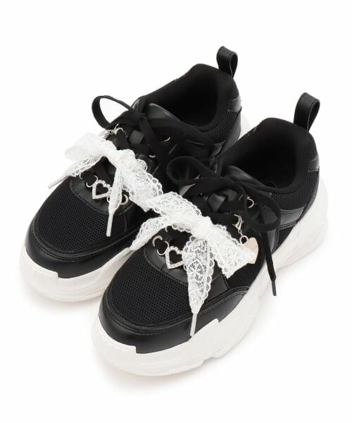 mezzo piano junior / メゾピアノジュニア スニーカー | ハートカスタムダットスニーカー | 詳細8