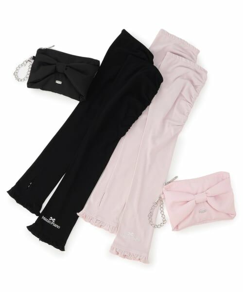 mezzo piano junior / メゾピアノジュニア 手袋 | 【UVカット・接触冷感】リボンポーチつきアームカバー | 詳細11