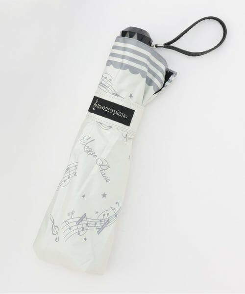 mezzo piano junior / メゾピアノジュニア 傘 | 【晴雨兼用】With a melody♪柄折りたたみ傘 | 詳細1