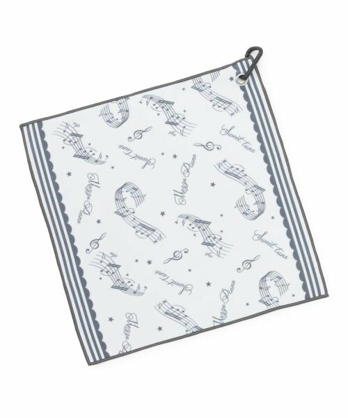 mezzo piano junior / メゾピアノジュニア タオル | With a melody♪くっつきタオル（アイボリー）