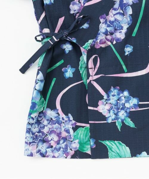mezzo piano junior / メゾピアノジュニア 着物・浴衣・小物類 | 【接触冷感】あじさい柄2WAY浴衣 | 詳細10