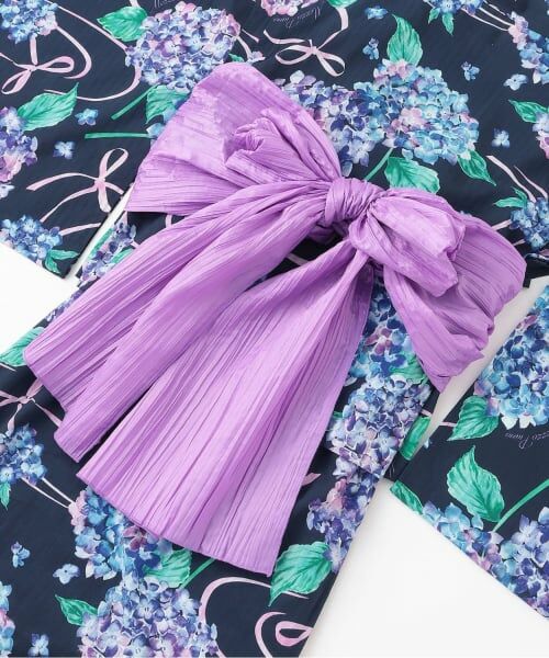 mezzo piano junior / メゾピアノジュニア 着物・浴衣・小物類 | 【接触冷感】あじさい柄2WAY浴衣 | 詳細11