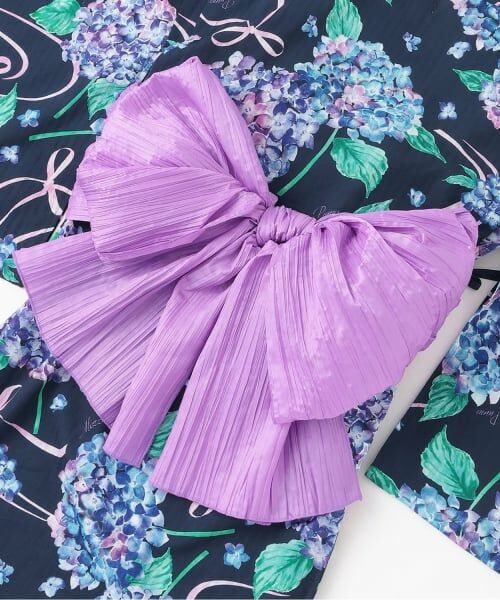 mezzo piano junior / メゾピアノジュニア 着物・浴衣・小物類 | 【接触冷感】あじさい柄2WAY浴衣 | 詳細12