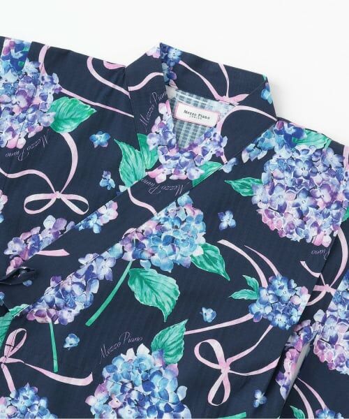 mezzo piano junior / メゾピアノジュニア 着物・浴衣・小物類 | 【接触冷感】あじさい柄2WAY浴衣 | 詳細7