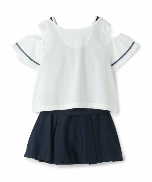 mezzo piano junior / メゾピアノジュニア 水着・スイムグッズ | 【SWIM】スクール対応スイムウェア（Tシャツつき） | 詳細1