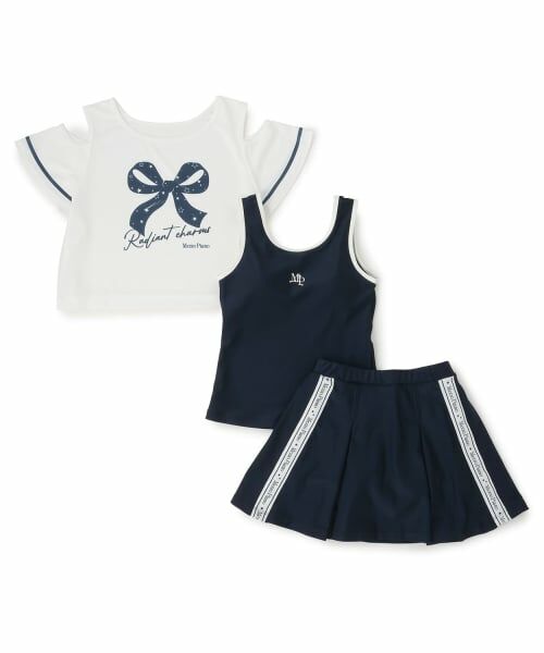 mezzo piano junior / メゾピアノジュニア 水着・スイムグッズ | 【SWIM】スクール対応スイムウェア（Tシャツつき） | 詳細2