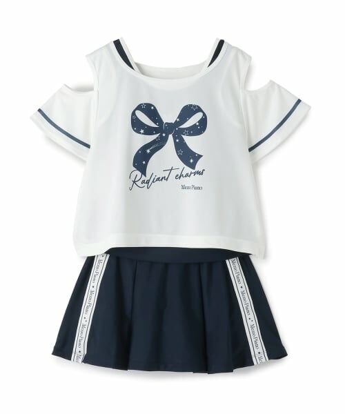 mezzo piano junior / メゾピアノジュニア 水着・スイムグッズ | 【SWIM】スクール対応スイムウェア（Tシャツつき） | 詳細21