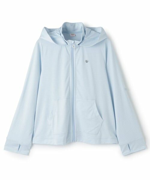 mezzo piano junior / メゾピアノジュニア 水着・スイムグッズ | 【SWIM】【水陸両用】【UVカット】2WAYラッシュガード（ライト ブルー）