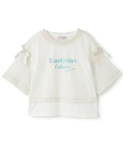 mezzo piano junior / メゾピアノジュニア Tシャツ | 【人気商品再入荷】【直営店で取り扱い無し】メッシュTシャツセット
