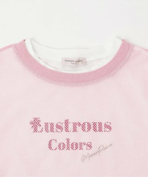 mezzo piano junior / メゾピアノジュニア Tシャツ | 【人気商品再入荷】【直営店で取り扱い無し】メッシュTシャツセット | 詳細3