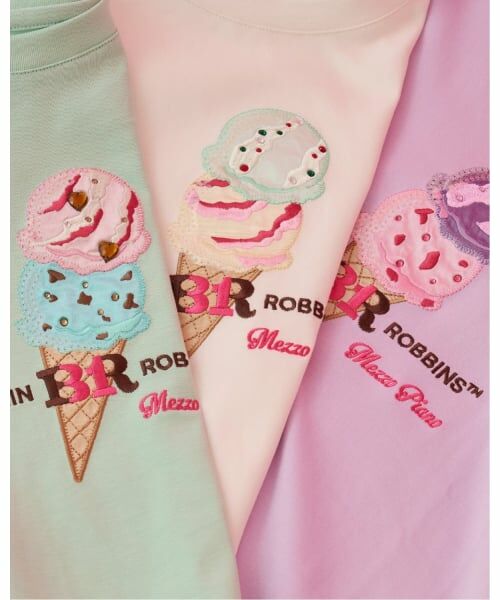 mezzo piano junior / メゾピアノジュニア Tシャツ | 【サーティワン アイスクリーム】【接触冷感】袖レースアップTシャツ | 詳細18