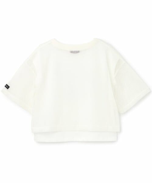 mezzo piano junior / メゾピアノジュニア Tシャツ | コード刺しゅうメッシュTシャツ×【接触冷感】Tシャツセット | 詳細1