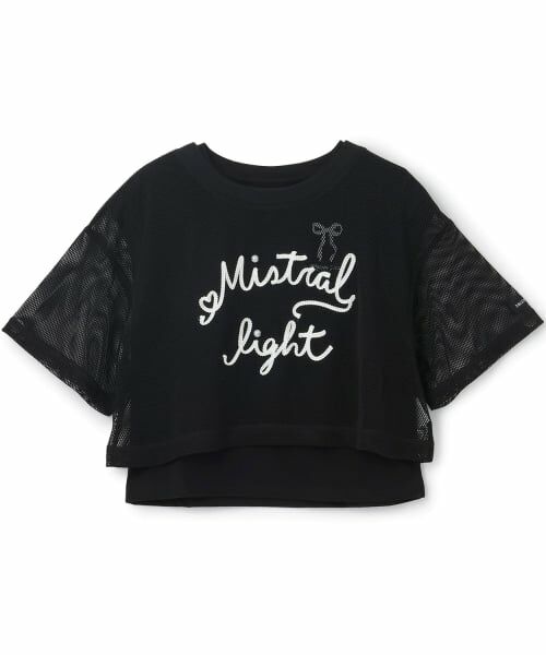mezzo piano junior / メゾピアノジュニア Tシャツ | コード刺しゅうメッシュTシャツ×【接触冷感】Tシャツセット | 詳細14