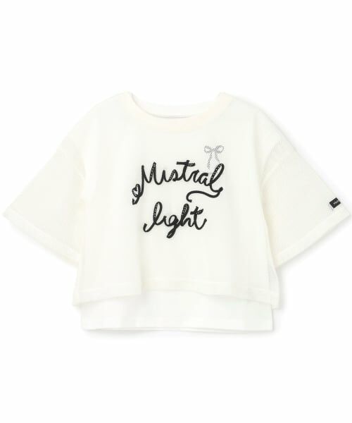 mezzo piano junior / メゾピアノジュニア Tシャツ | コード刺しゅうメッシュTシャツ×【接触冷感】Tシャツセット | 詳細15