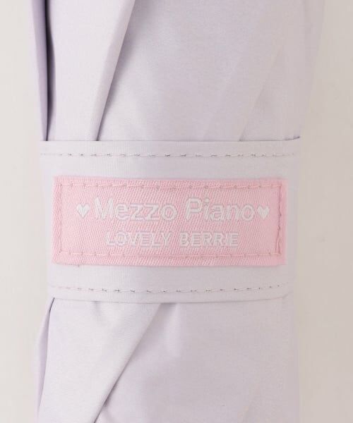 mezzo piano junior / メゾピアノジュニア 傘 | 【UV100％】【遮光】【遮熱】【晴雨兼用】ベリエちゃん柄折りたたみ傘 | 詳細3