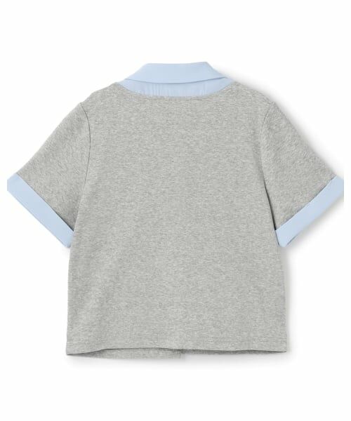 mezzo piano junior / メゾピアノジュニア Tシャツ | 【接触冷感】ボウタイつきドッキングレイヤードTシャツ | 詳細12