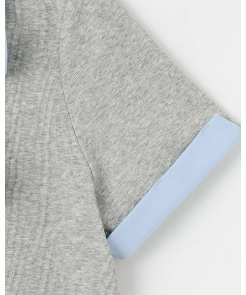 mezzo piano junior / メゾピアノジュニア Tシャツ | 【接触冷感】ボウタイつきドッキングレイヤードTシャツ | 詳細18