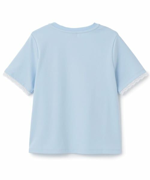 mezzo piano junior / メゾピアノジュニア Tシャツ | 【接触冷感 】トリムレース半袖Tシャツ | 詳細1