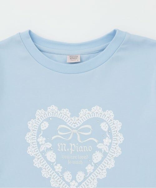 mezzo piano junior / メゾピアノジュニア Tシャツ | 【接触冷感 】トリムレース半袖Tシャツ | 詳細2