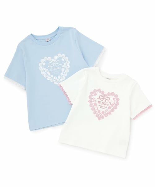 mezzo piano junior / メゾピアノジュニア Tシャツ | 【接触冷感 】トリムレース半袖Tシャツ | 詳細7