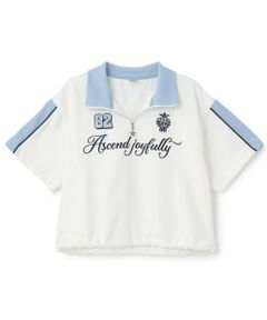 mezzo piano junior / メゾピアノジュニア Tシャツ | ハーフジップ半袖Tシャツ