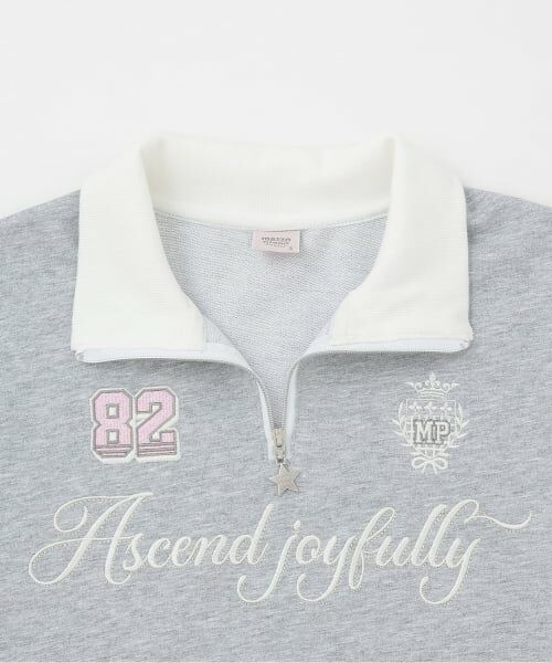 mezzo piano junior / メゾピアノジュニア Tシャツ | ハーフジップ半袖Tシャツ | 詳細2