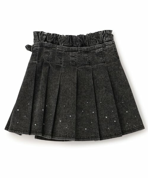 mezzo piano junior / メゾピアノジュニア ショート・ハーフ・半端丈パンツ | 【接触冷感】キラキララッププリーツショートパンツ（2WAY） | 詳細1