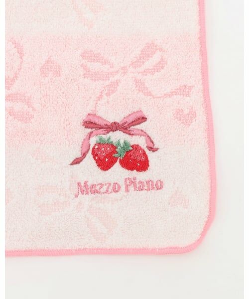 mezzo piano junior / メゾピアノジュニア ハンカチ | ふわふわリボンジャカードハンカチ(パッケージ付き） | 詳細5